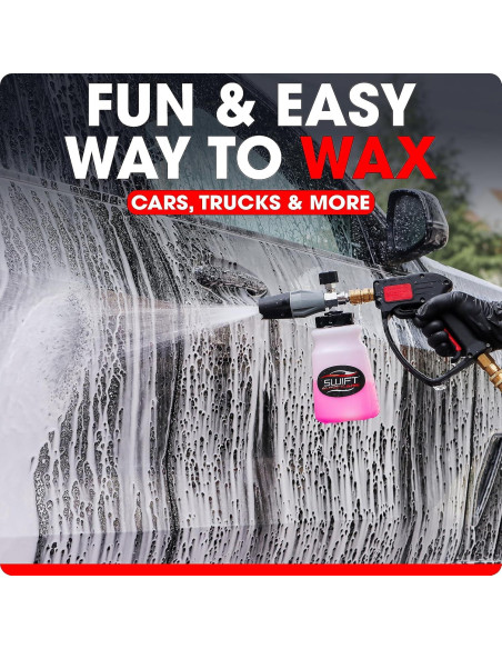 Cera Espumosa Cerámica Sin Contacto Swift 946 ml - Brillo Hidrofóbico