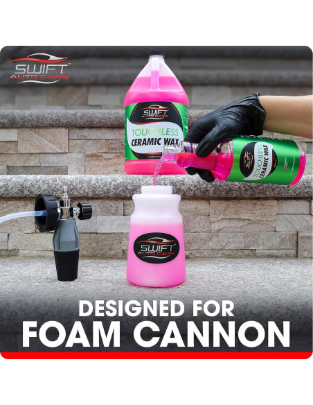 Cera Espumosa Cerámica Sin Contacto Swift 946 ml - Brillo Hidrofóbico