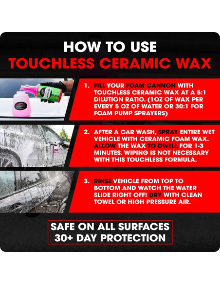 Cera Espumosa Cerámica Sin Contacto Swift 946 ml - Brillo Hidrofóbico