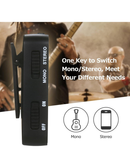 Sistema de Monitoreo In Ear Inalámbrico Btuty WP-10 30m