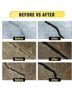 Rellenador de Grietas de Asfalto Meuvcol 1.5 KG Alta Elasticidad 2