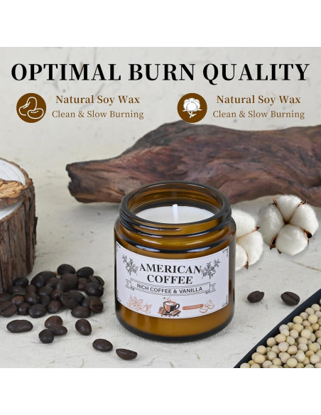 Vela Aromática de Soja Yushan - 113g Café Americano