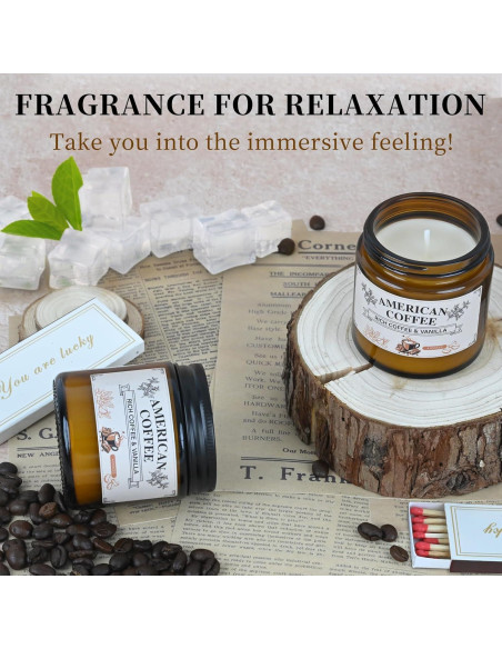 Vela Aromática de Soja Yushan - 113g Café Americano