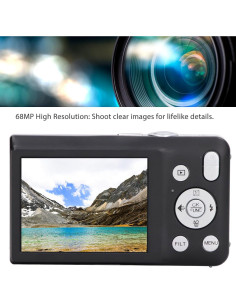 Cámara Digital 8K Dpofirs 68MP Pantalla 2.7" Zoom 16X 2