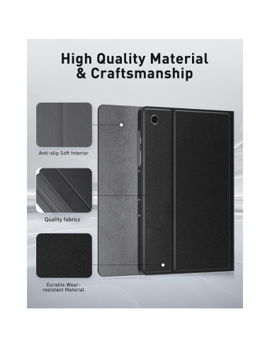 Funda teclado Samsung Galaxy Tab A9 Plus 11" 2023 - Negro