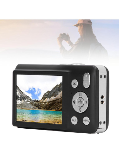 Cámara Digital 8K Dpofirs 68MP Pantalla 2.7" Zoom 16X