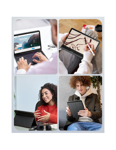 Funda teclado Samsung Galaxy Tab A9 Plus 11" 2023 - Negro