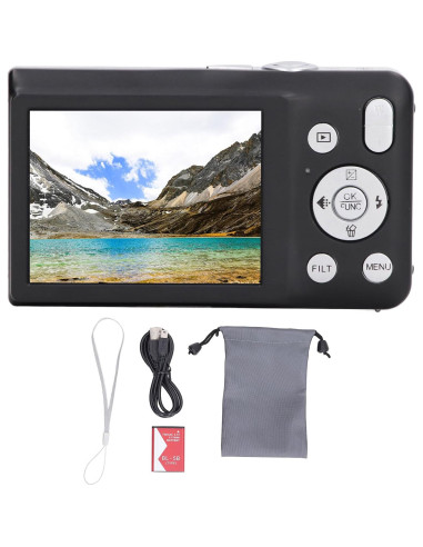 Cámara Digital 8K Dpofirs 68MP Pantalla 2.7" Zoom 16X