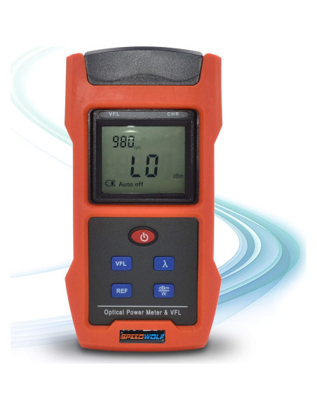 Medidor de Potencia Óptica SPEEDWOLF PMV673-C Portátil