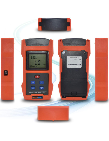 Medidor de Potencia Óptica SPEEDWOLF PMV673-C Portátil