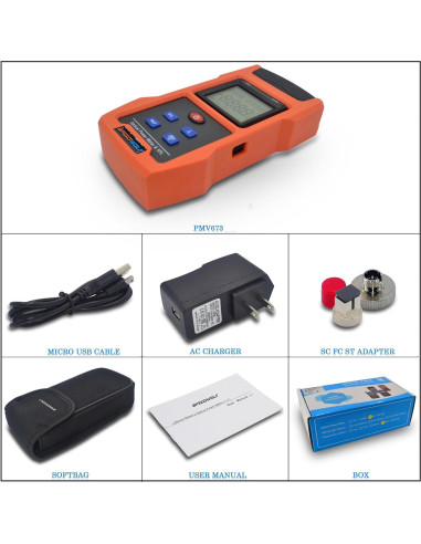 Medidor de Potencia Óptica SPEEDWOLF PMV673-C Portátil