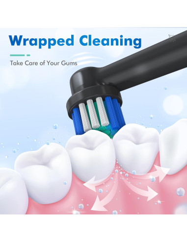 Cabezas de cepillo de dientes Keosaa para Oral-B, 4 piezas