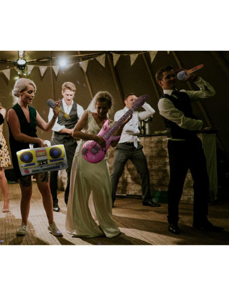 Set de Instrumentos Inflables para Fiesta 80s/90s - Fraiieon