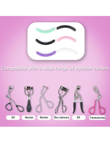 Almohadillas de Rizador de Pestañas Revlon 24PCS Silicona