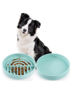 Juego de Cuencos Antideslizantes VEEVAO para Perros Medianos