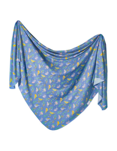 Manta de Envolver Copper Pearl Birdie 117x117 cm Suave y Elástica