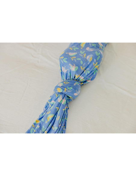 Manta de Envolver Copper Pearl Birdie 117x117 cm Suave y Elástica