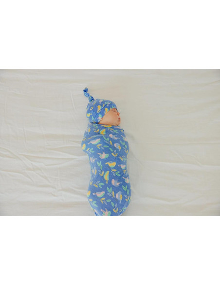 Manta de Envolver Copper Pearl Birdie 117x117 cm Suave y Elástica