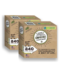 Bolsas Compostables para Perros Ecoplanet Goods 480 Unidades