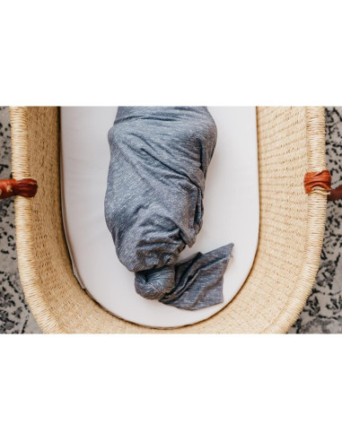 Manta de Envolver Copper Pearl Denim 116.8x116.8 cm Suave