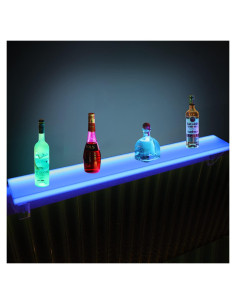 Estante de Botellas Iluminado LED Cimcame 40 Pulgadas Control Remoto