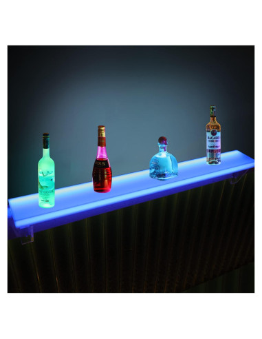 Estante de Botellas Iluminado LED Cimcame 40 Pulgadas Control Remoto