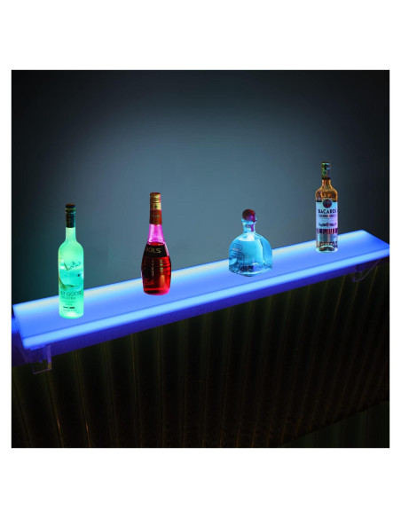 Estante de Botellas Iluminado LED Cimcame 40 Pulgadas Control Remoto