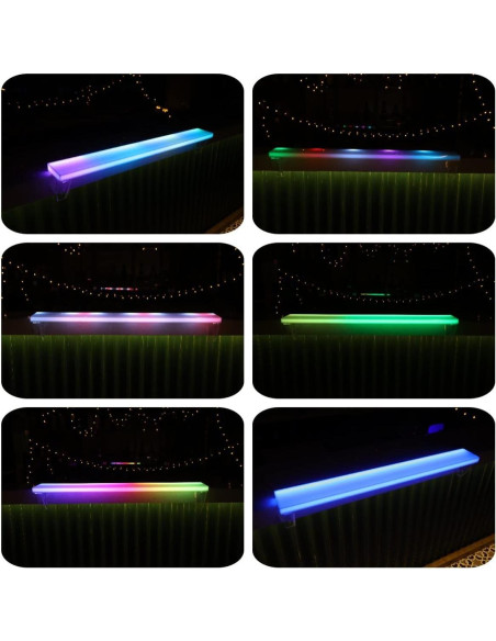 Estante de Botellas Iluminado LED Cimcame 40 Pulgadas Control Remoto