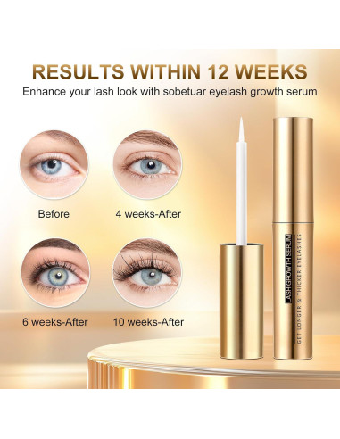 Suero Natural para Crecimiento de Pestañas NAILKISS 10.91cm