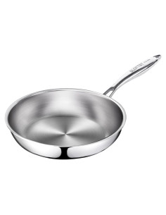 Sartén de Acero Inoxidable SLOTTET 20 cm Tres Capas Apta Horno