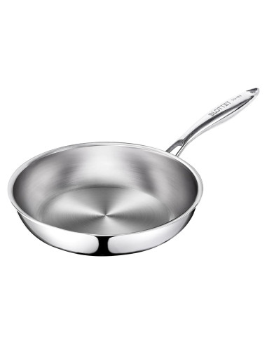 Sartén de Acero Inoxidable SLOTTET 20 cm Tres Capas Apta Horno