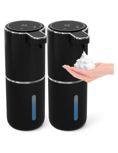 Dispensador Automático de Jabón Espumoso MTYGK Negro - 2 Unidades