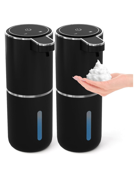 Dispensador Automático de Jabón Espumoso MTYGK Negro - 2 Unidades