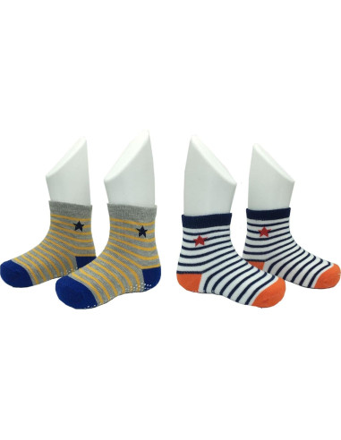 Calcetines Antideslizantes para Bebés FlyingP 5 Pares 12-36 Meses