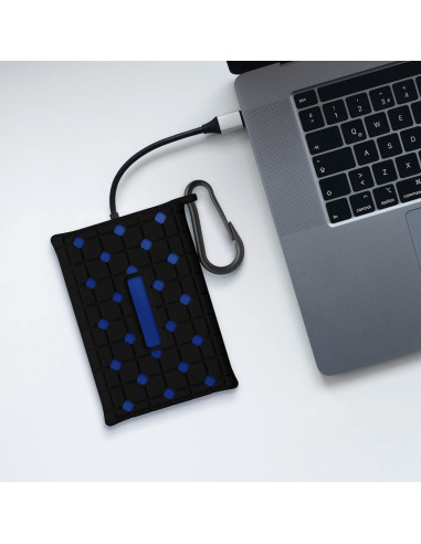 Funda de Silicona kwmobile para Samsung T7 SSD Portátil - Negra