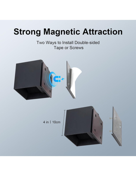 Luz de Pared con Sensor de Movimiento SURPALIG 6000mAh LED Negro