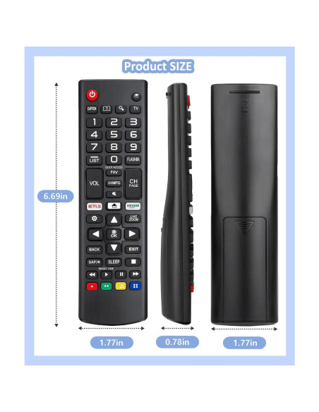 Control Remoto Universal LG AKB75095307 - Paquete de 2