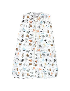 Saco de Dormir Hudson Baby Piel de Mink 0-6 Meses Animales