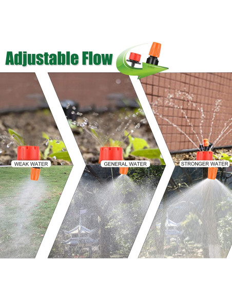 Kit de Riego por Goteo 50m GCNBCNB para Jardín y Patio