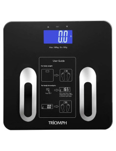 Escala de Grasa Corporal Triomph EMSC91 LCD 181 kg Precisión
