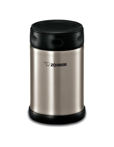 Tarro de Comida Aislado Zojirushi 482 ml Negro Acero Inoxidable