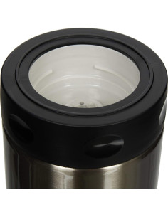 Tarro de Comida Aislado Zojirushi 482 ml Negro Acero Inoxidable 2