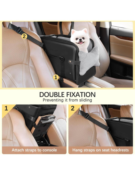 Asiento Elevador para Perros PetsHome Negro 42x22x26cm