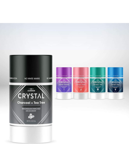 Desodorante Sólido de Magnesio Crystal Essence 70.87 g - Sin Aluminio