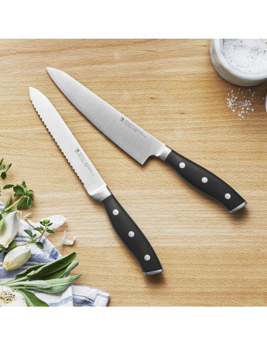 Juego de Cuchillos de Chef HENCKELS 2 Piezas Acero Inoxidable