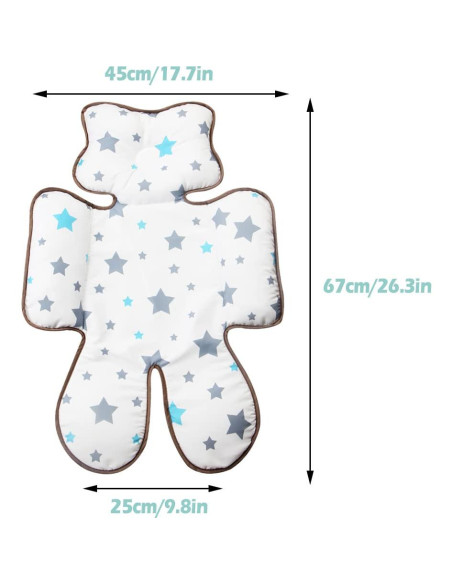 Almohada de Soporte para Cabeza y Cuerpo KAKIBLIN Gris