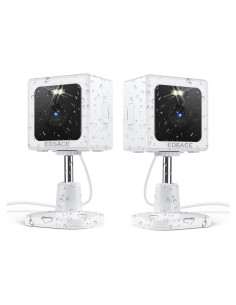 Cámara de Seguridad EDSACE Wi-Fi 2K IP65 con Visión Nocturna