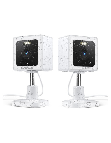Cámara de Seguridad EDSACE Wi-Fi 2K IP65 con Visión Nocturna