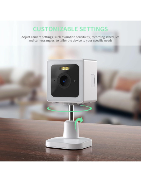 Cámara de Seguridad EDSACE Wi-Fi 2K IP65 con Visión Nocturna