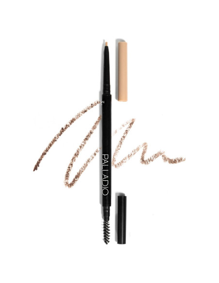 Lápiz Definidor de Cejas Palladio Beauty Marrón Ceniza